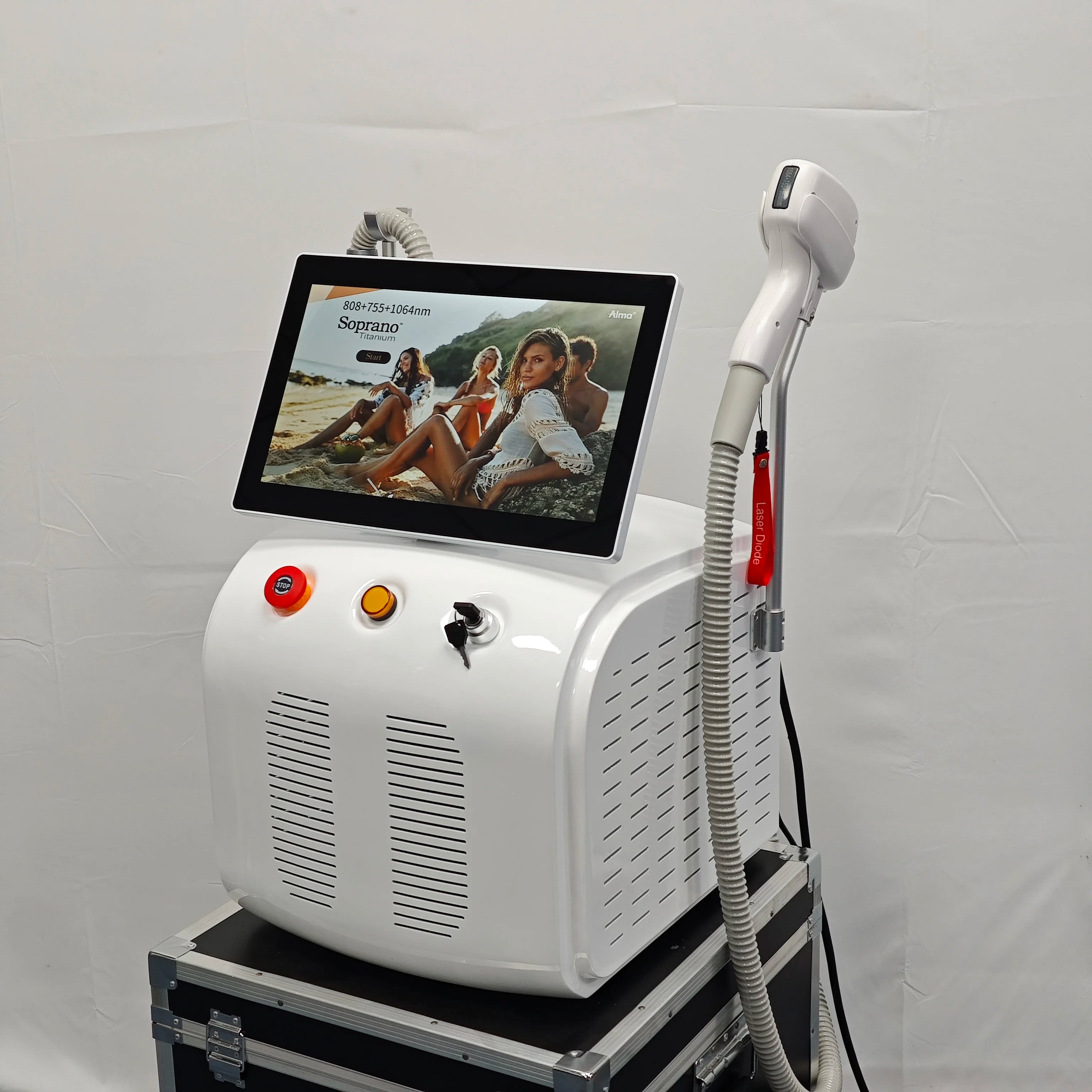 4000W 2in1 Soprano Ice Platinum Diode Laser 755 808 1064NM Wave Lase