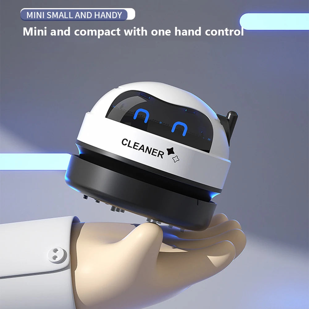 Mini Vacuum Cleaner Portable Desk Table Dust Vacuum USB Rechargeable