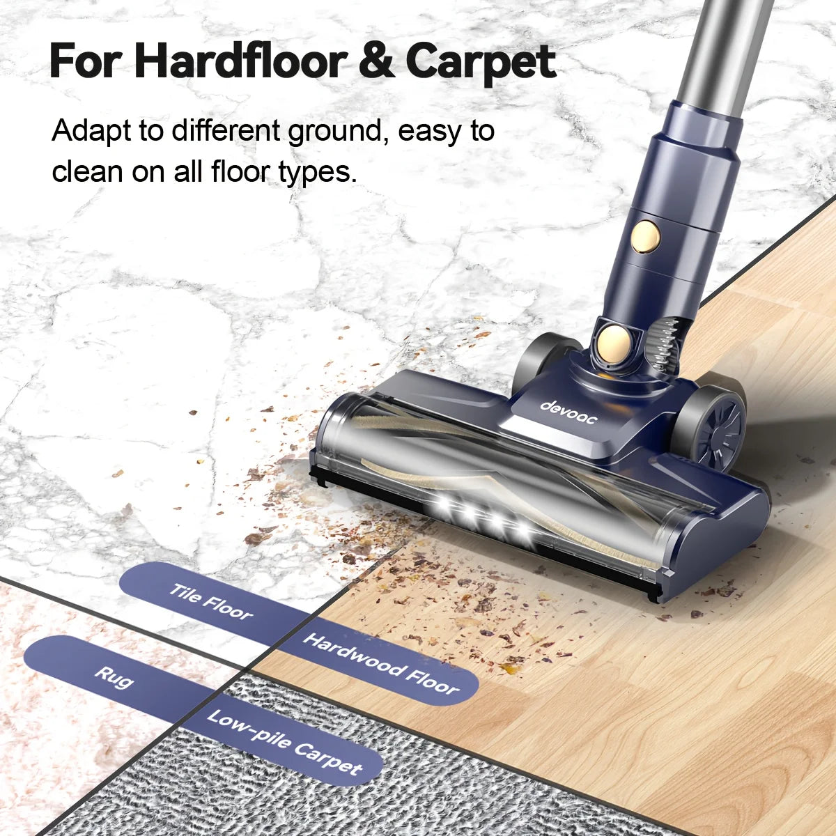 INSE I8 Corded Vacuum Cleaner 600W 23KPa Stick Vacuum Free – Stand 6
