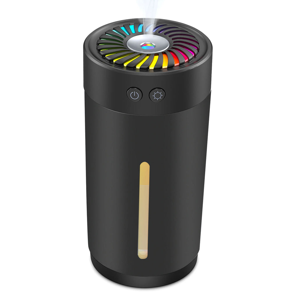 300ml Mini Ultrasonic Humidifier USB with 7 Colors LED Light Dual Mi