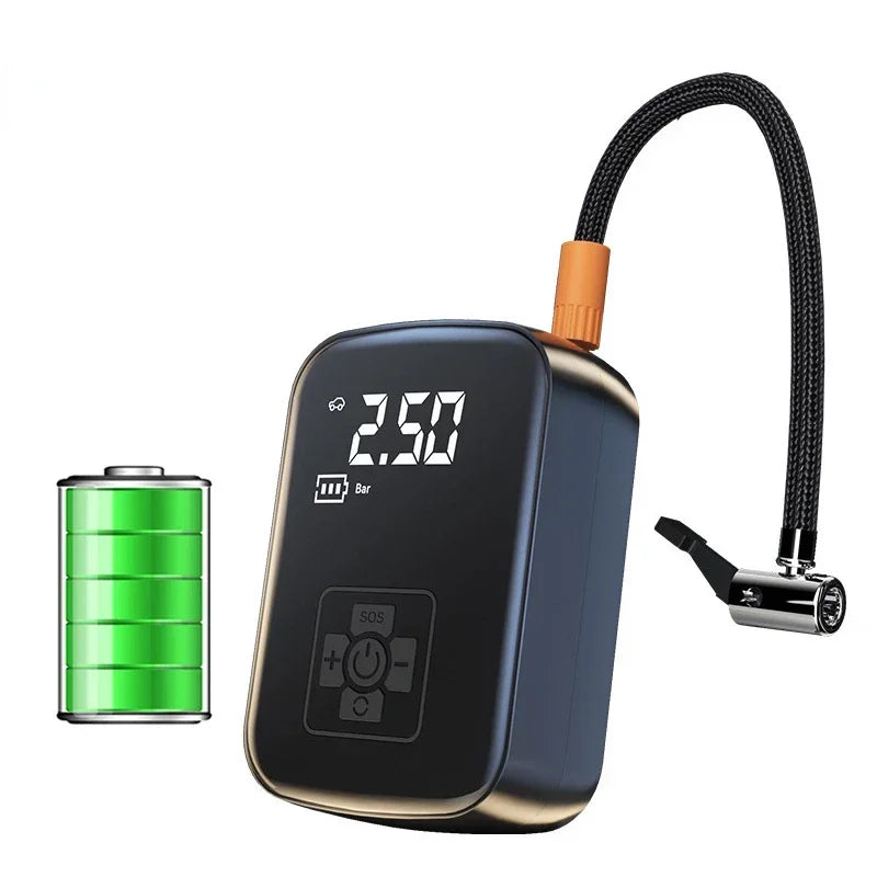 Portable Bicycle Pump 150 PSI Bike Manual Air Pump Balloon Tire Infl