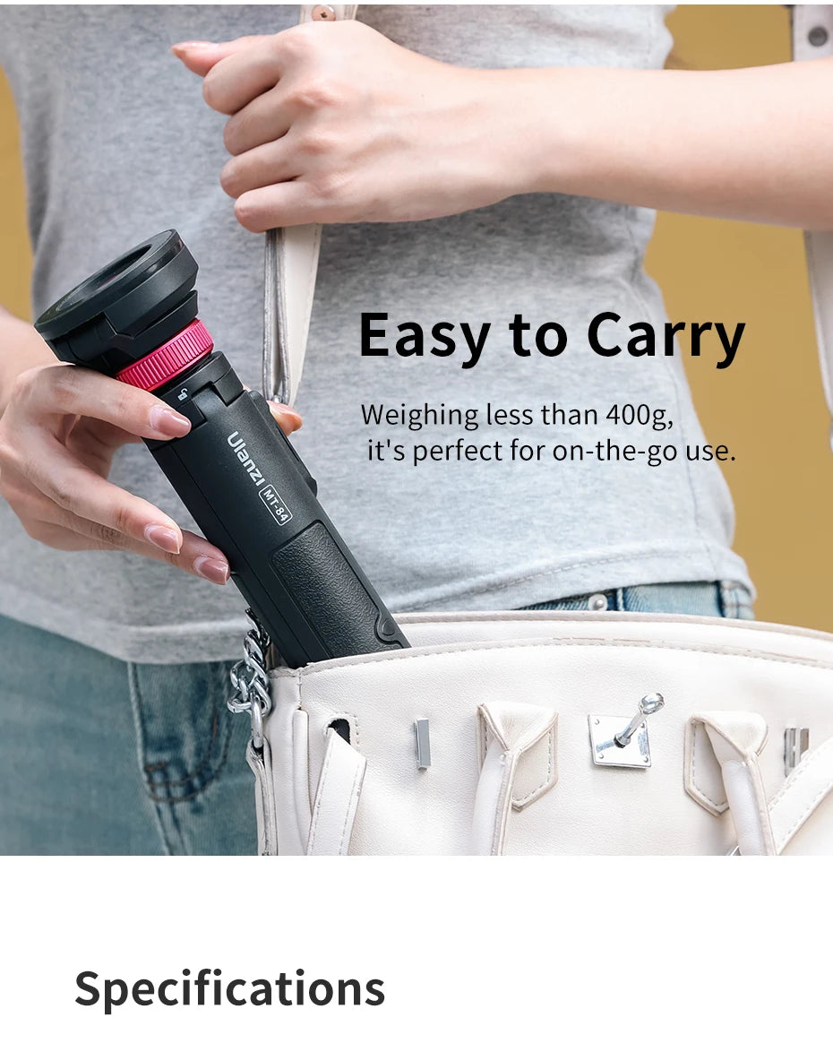 Ulanzi MT – 84 1.53M Magsafe Selfie Stick Tripod Stand Bluetooth Rem