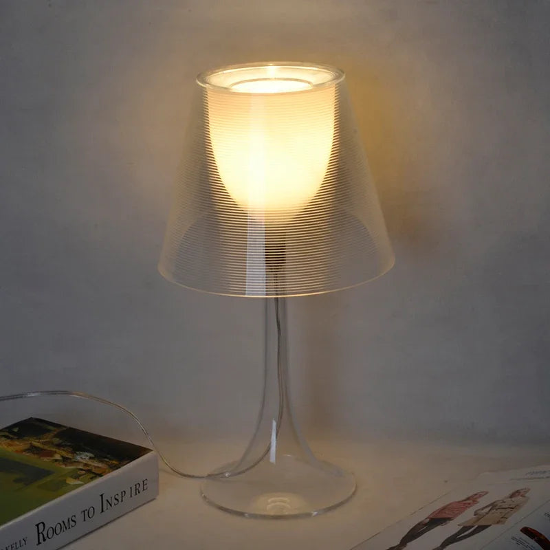 Modern Simple Table Lamp Transparent Acrylic Table Lamps for Living