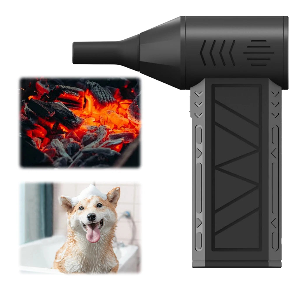 Mini Turbo Jet Fan Rechargeable Electric Air Duster 110000RPM Air Bl