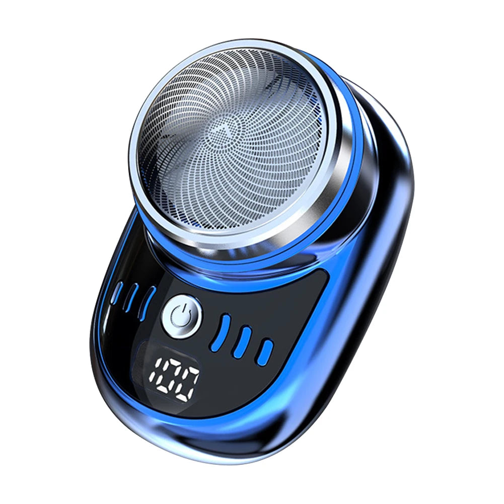 Men Mini Electric Travel Shaver USB Charging Face Beard Trimmer with