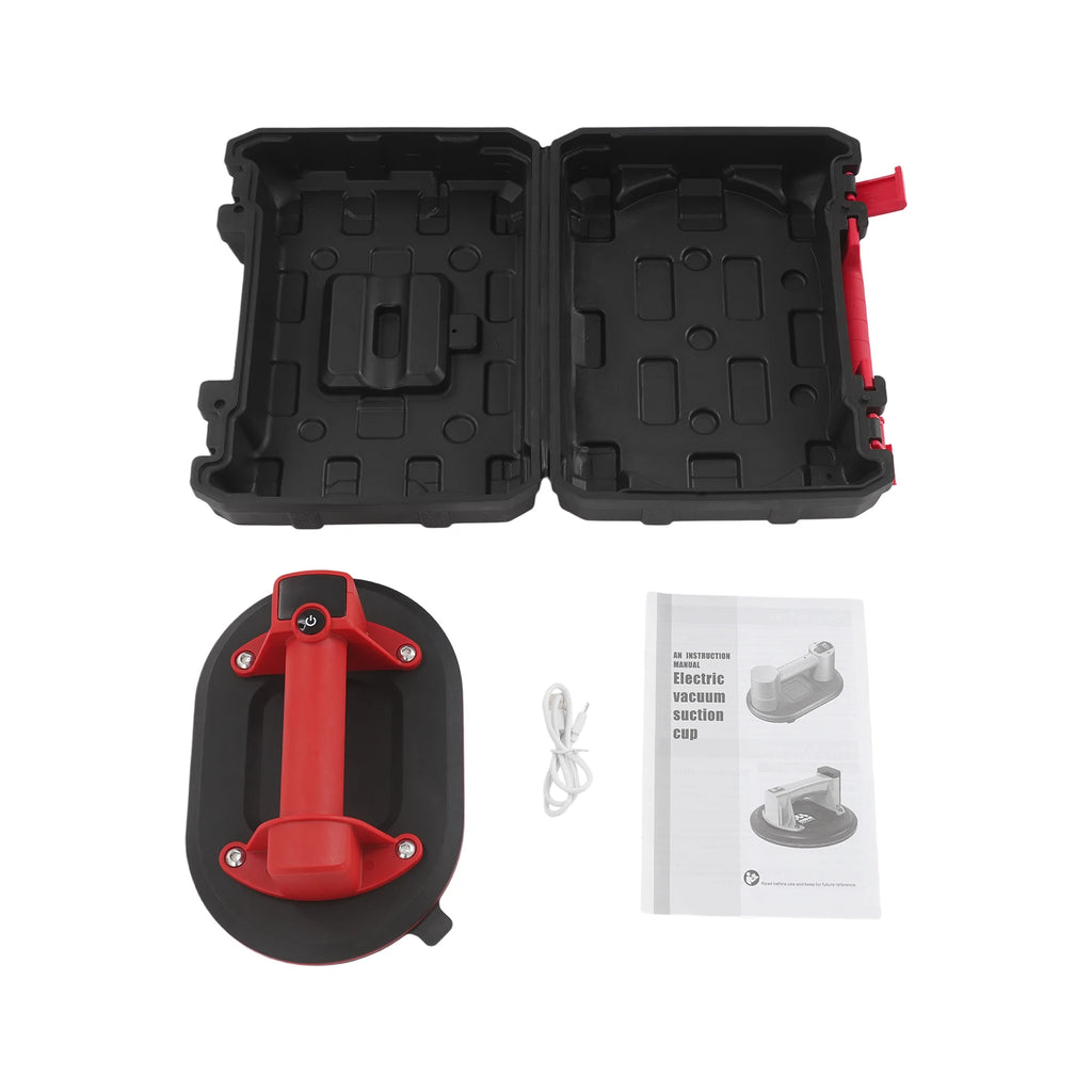 260kg Electric Vacuum Suction Cup Lifter with Digital Display Rechar