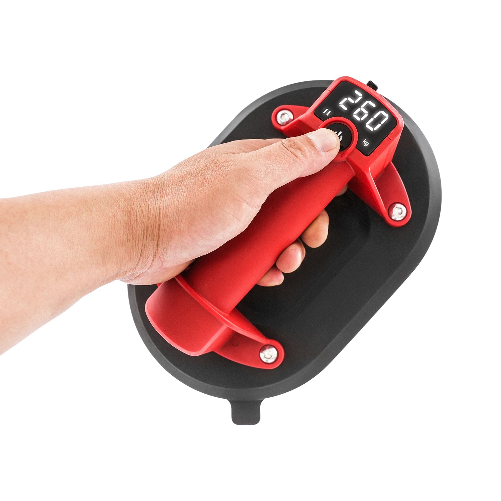 260kg Electric Vacuum Suction Cup Lifter with Digital Display Rechar