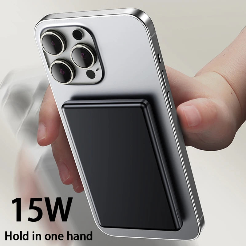 5000mAh Magnetic Power Bank Slim Wireless Powerbank Portable Externa