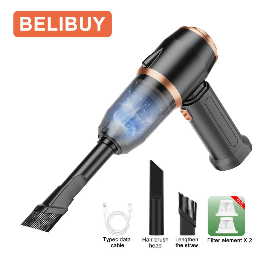 Strong Suction Brushless Vacuum Cleaner Handheld Car Vacuum 4 – in