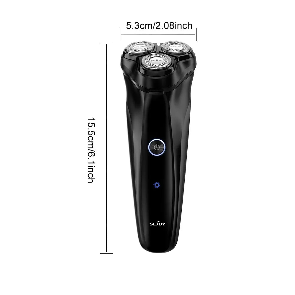 Sejoy Electric Razor Beard Shavers for Men 3D Cordless Rechargeable