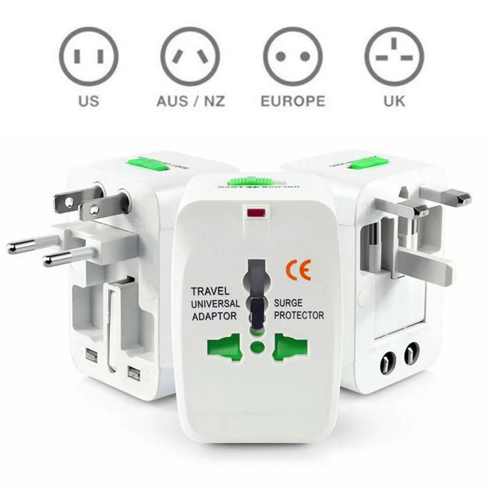 Universal Worldwide Adapter Electric Socket AU UK EU Plug Adaptor Tr