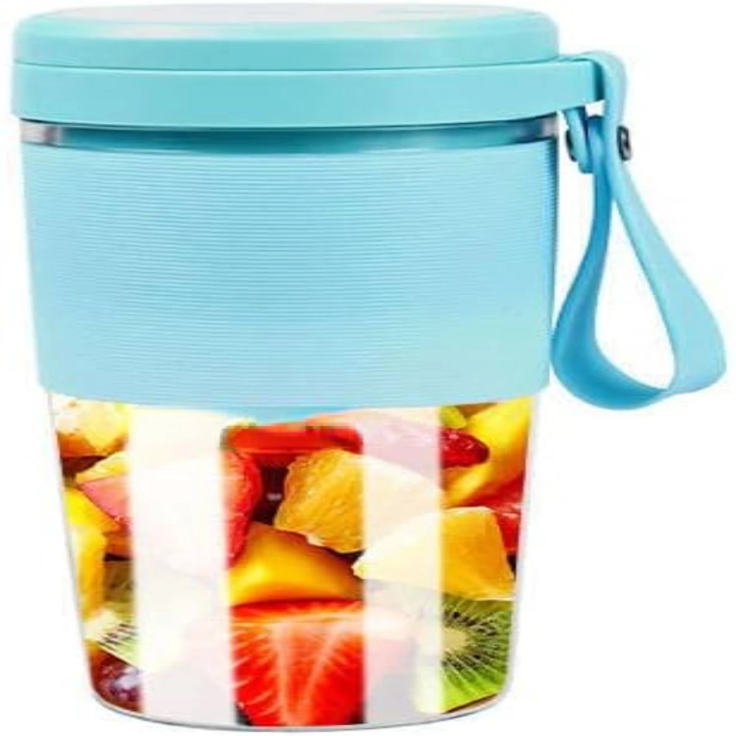 Efficient Blue Portable Compact USB Rechargeable Mini Smoothie Blend