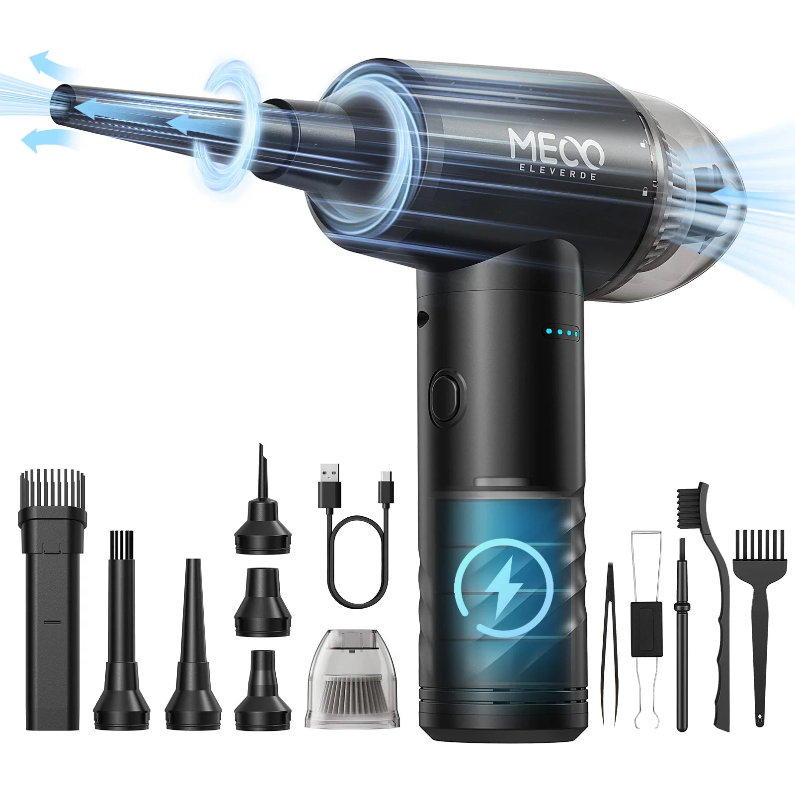 ME – CR1 4 in 1 Electric Compressed Air Duster & Vacuum Cleaner Func
