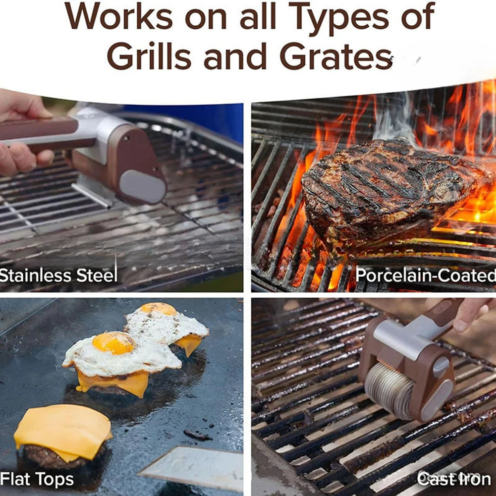 Electric Grill Cleaner Bristle – Free Grill Cleaner Brush Rechargeab