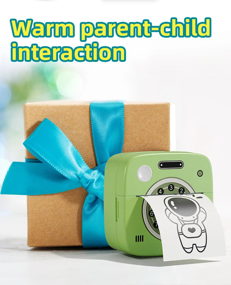 M1 Photo Pocket Printer with 2 Roll for IOS Android Bluetooth Mini P