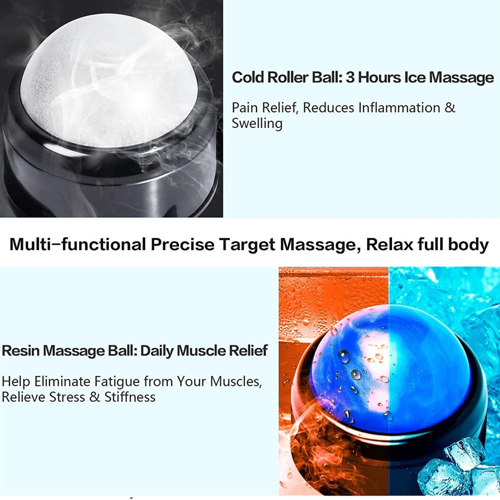 New Design Massage Ball Deep Tissue Roller Suction Cup Self Back Mas