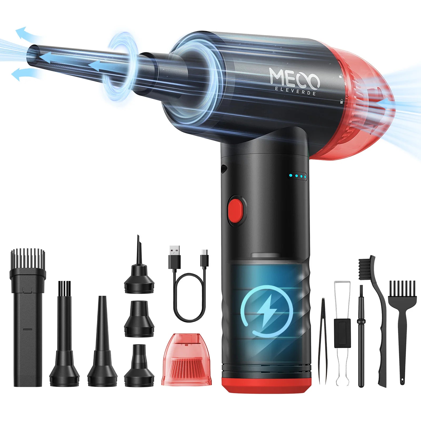 ME – CR1 4 in 1 Electric Compressed Air Duster & Vacuum Cleaner Func