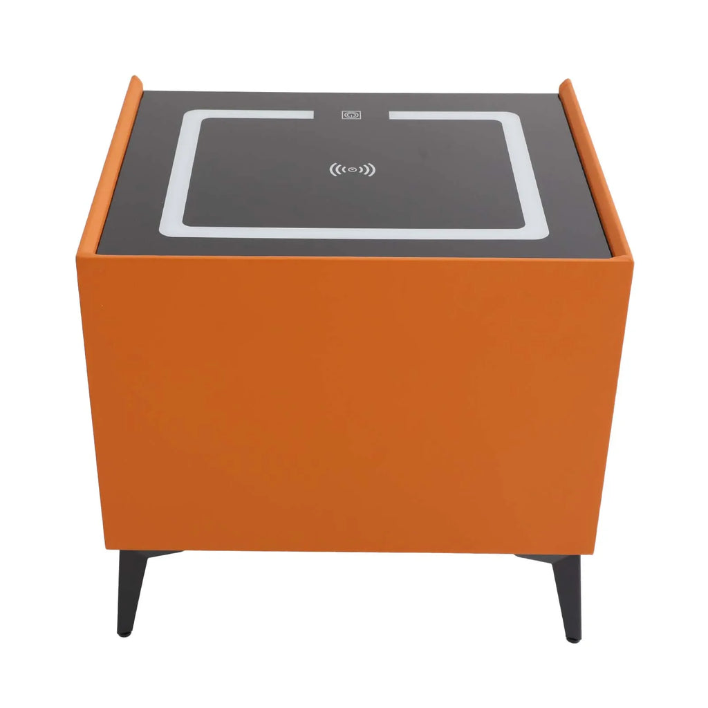 Bedside Table with Drawers Bluetooth Speaker Smart Bedside Table Bed
