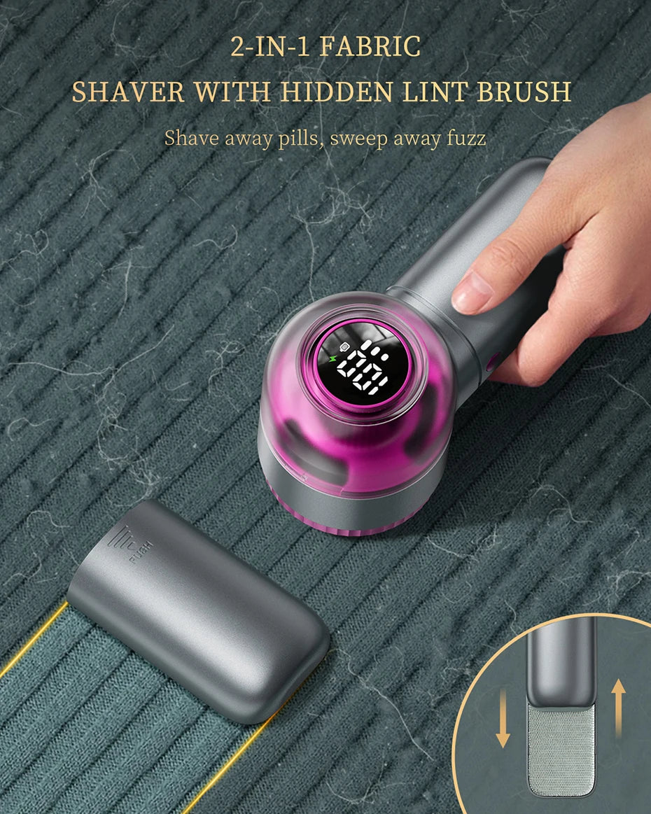 ColdSky Lint Remover Sweater Shaver with Digital Display 3 Speed Lin