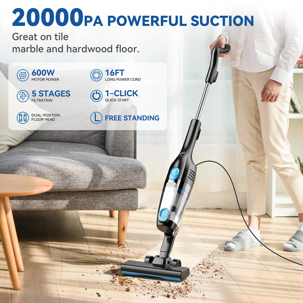 INSE R3S Corded Vacuum Cleaner 16Kpa 6M Extra Long Cord Handheld Vac