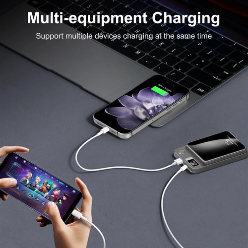 10000mAh Magnetic Charger Power Bank Wireless 22.5W USB – C Foldable