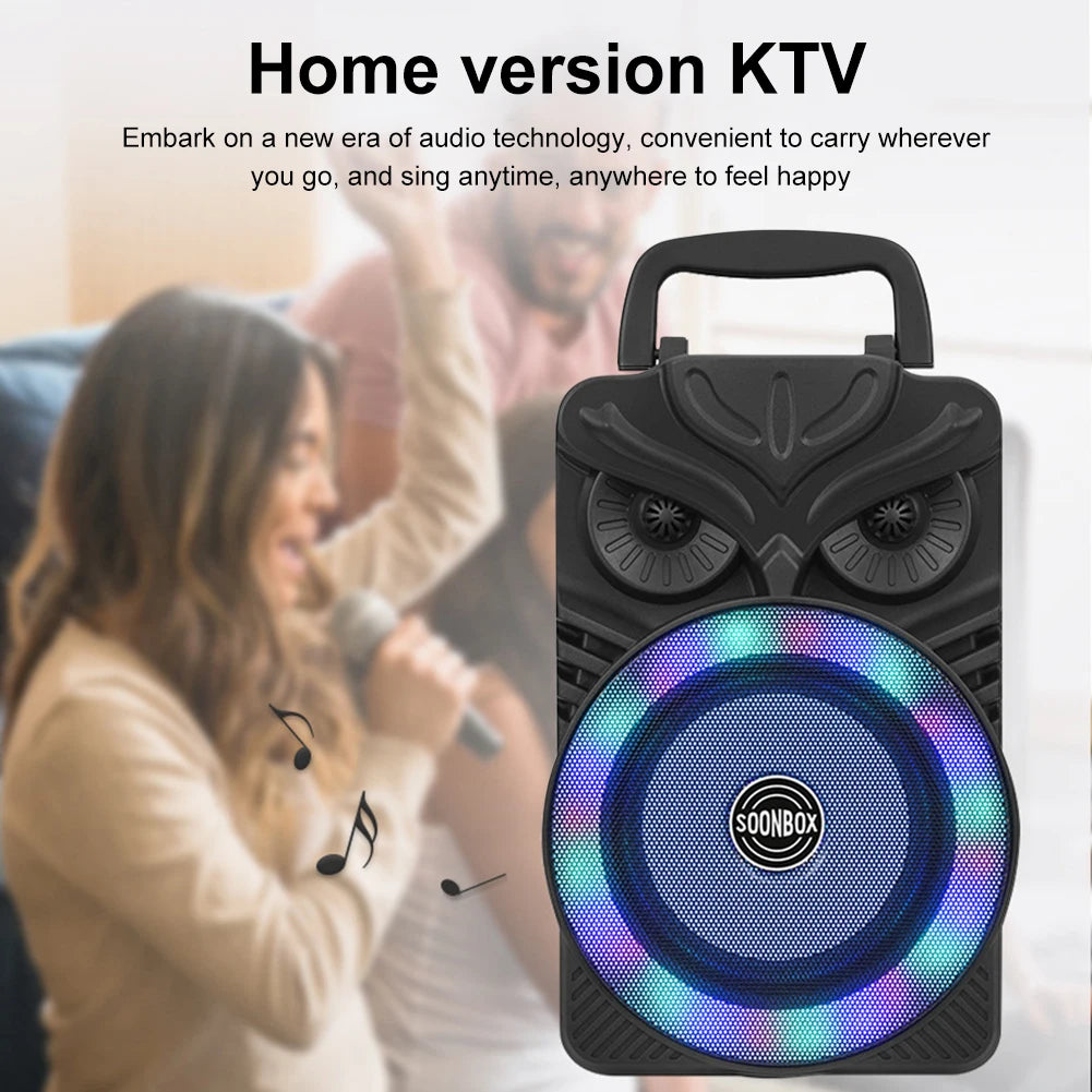 HiFi Stereo Subwoofer Bluetooth – Compatible Support TF Card Portabl