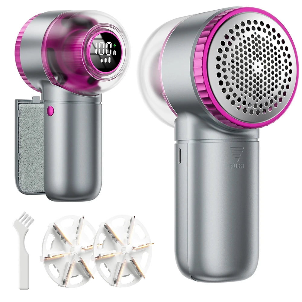 ColdSky Lint Remover Sweater Shaver with Digital Display 3 Speed Lin