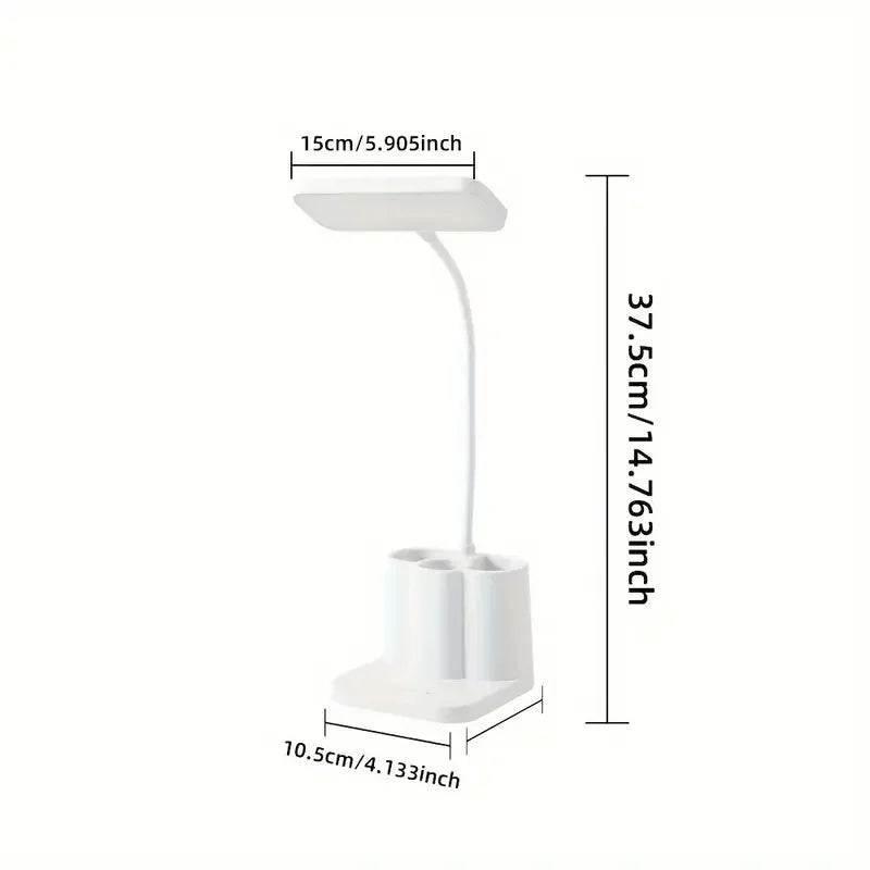Adjustable LED Desktop Light with Touch, Eye Protection, 3 Color Tem
