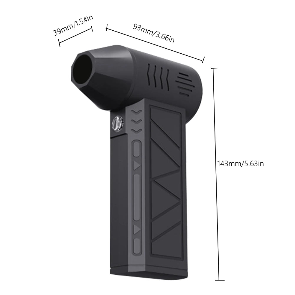 Mini Turbo Jet Fan 110000RPM Electric Air Duster with Light Air Blow