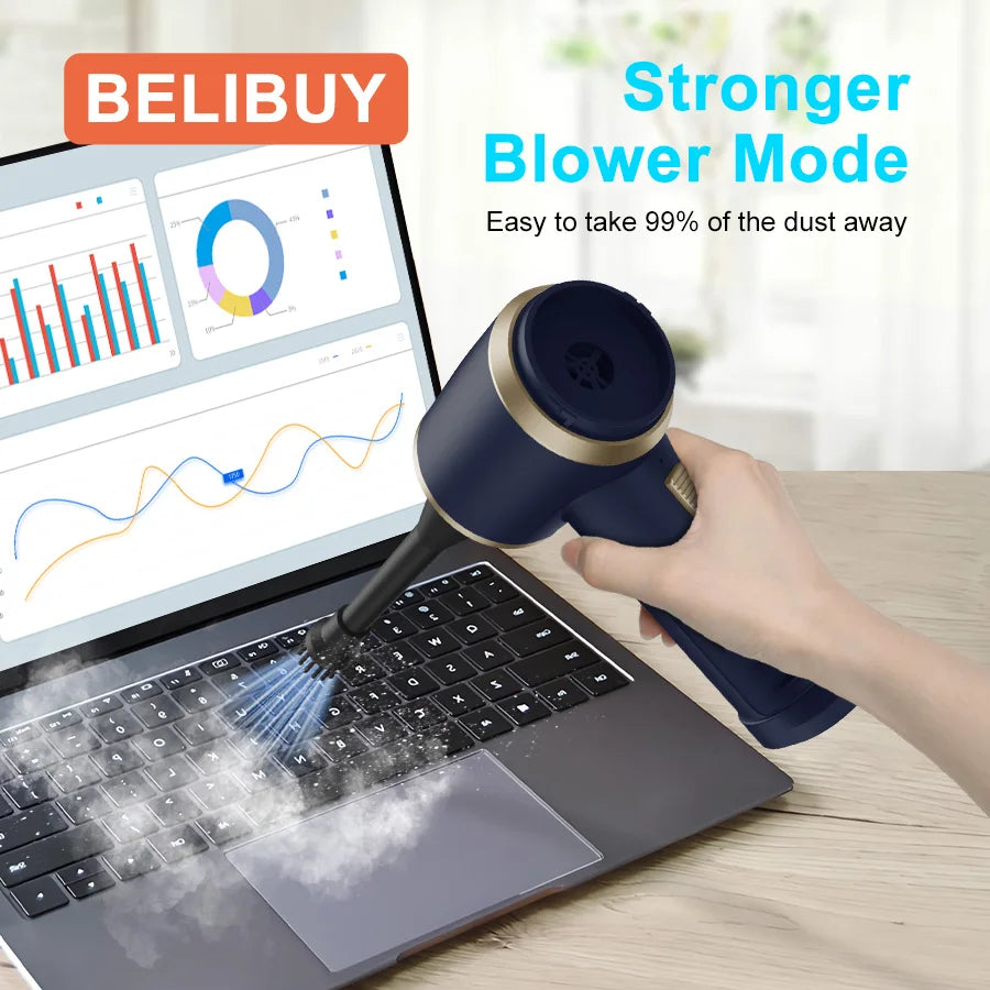 Wireless Vacuum Cleaner with 4000mAh Rechargeable Lithium Battery US