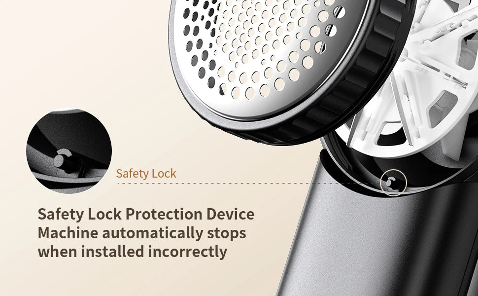 ColdSky Rechargeable Fabric Shaver Electric Lint Remover with Digita