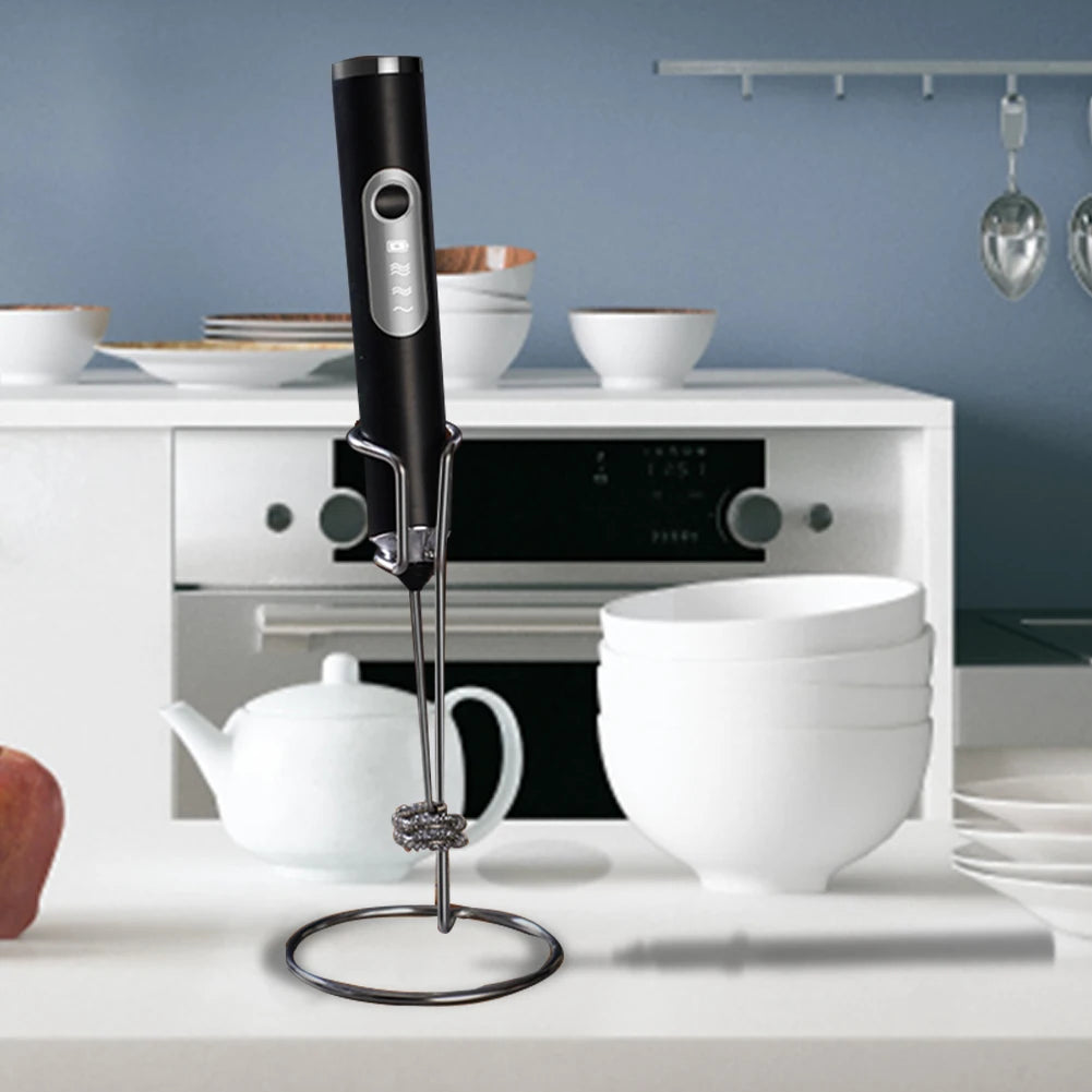 Electric Milk Frother Mixer Wireless Electrical Mini Coffee Maker Wh