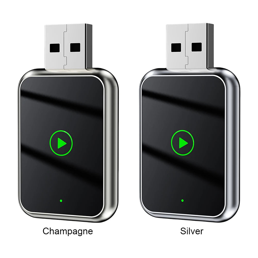 2in1 Wired to Wireless CarPlay Adapter Convert Type – C Plug & Play