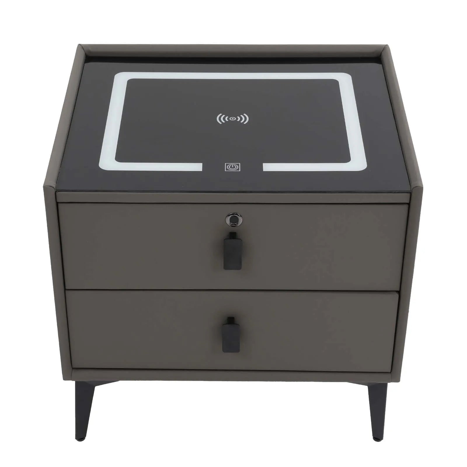 Bedside Table with Drawers Bluetooth Speaker Smart Bedside Table Bed