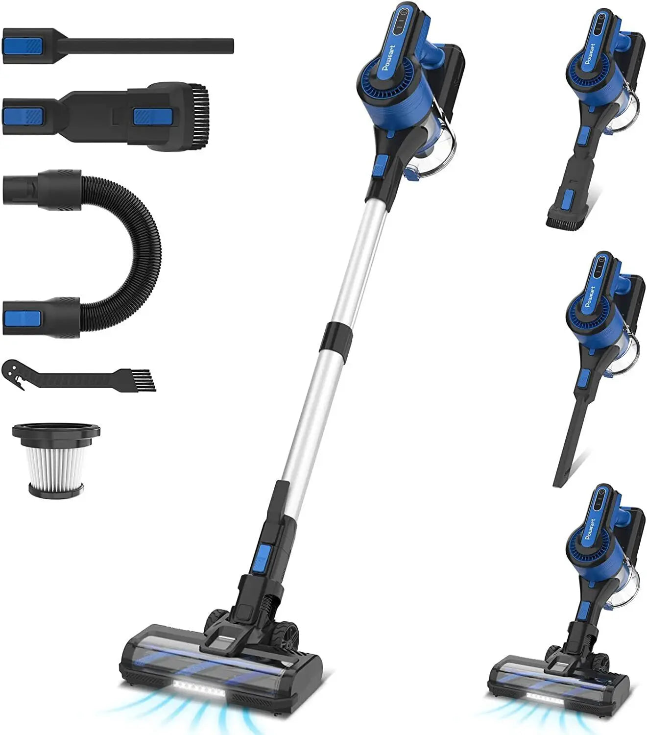 Poweart V870 Cordless Vacuum Cleaner 30KPa 8 – in – 1 Stick Vacuum U