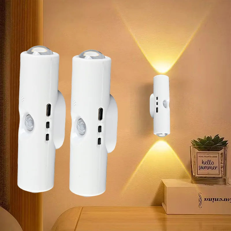 3/7Colors Magnetic Mount Color Changing Night Light with Human Body