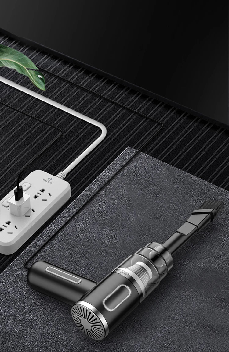 ABS Car Vacuum Cleaner Portable Powerful Wireless Vacuum Cleaner Hom