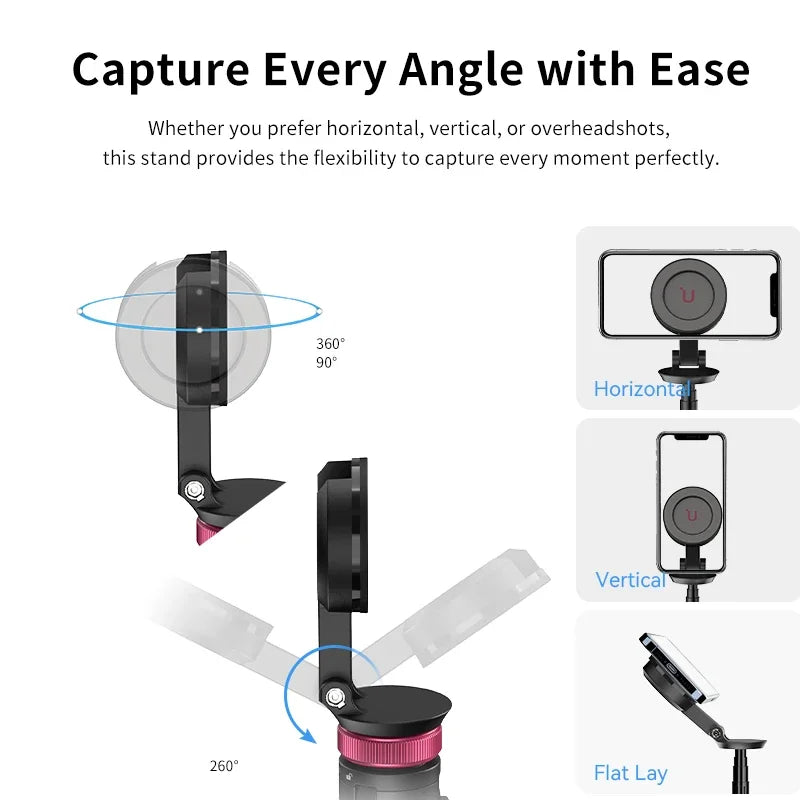 Ulanzi MT – 84 1.53M Magsafe Selfie Stick Tripod Stand Bluetooth Rem