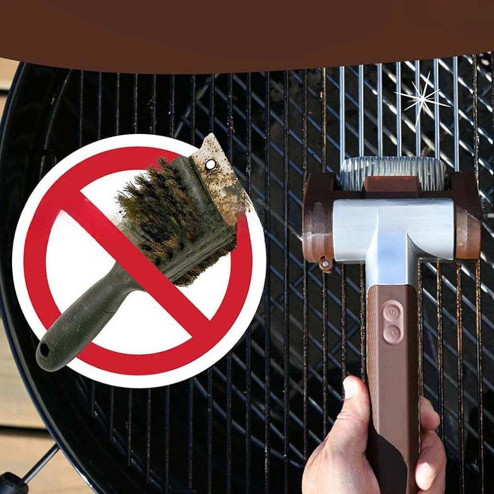 Electric Grill Cleaner Bristle – Free Grill Cleaner Brush Rechargeab