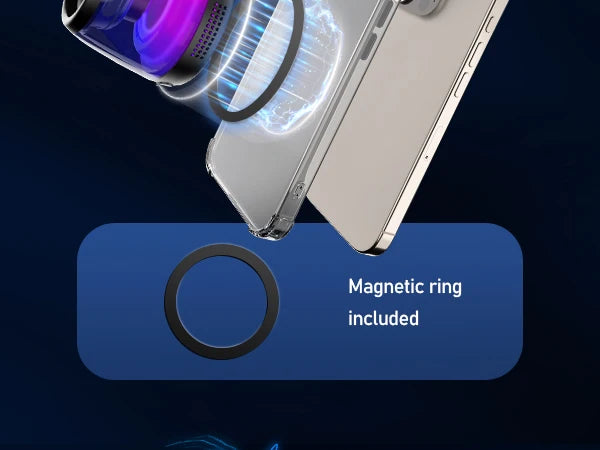 Cyber Style Magnetic Wireless Mini Speaker, 5.1 Surround Sound, High