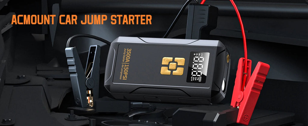 Jump Starter with Air Compressor 3500A Jump Starter 150PSI Air Pump