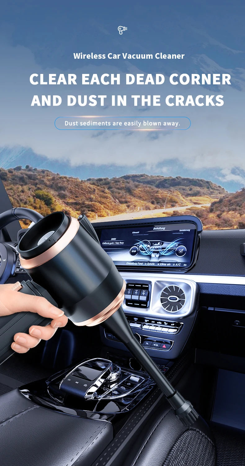 Strong Suction Brushless Vacuum Cleaner Handheld Car Vacuum 4 – in
