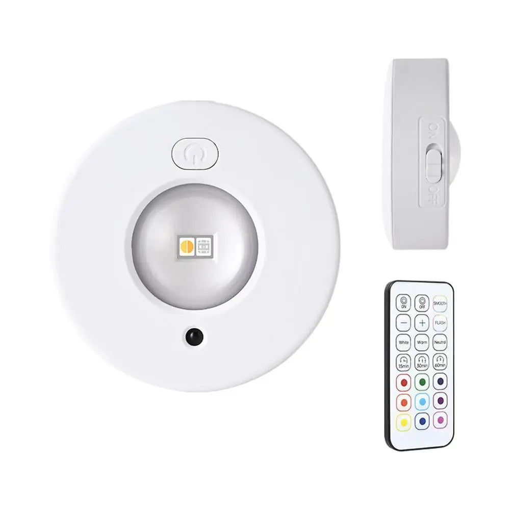 Puck Lights with Remote Magnetic Under Cabinet Indoor Lighting 500mA