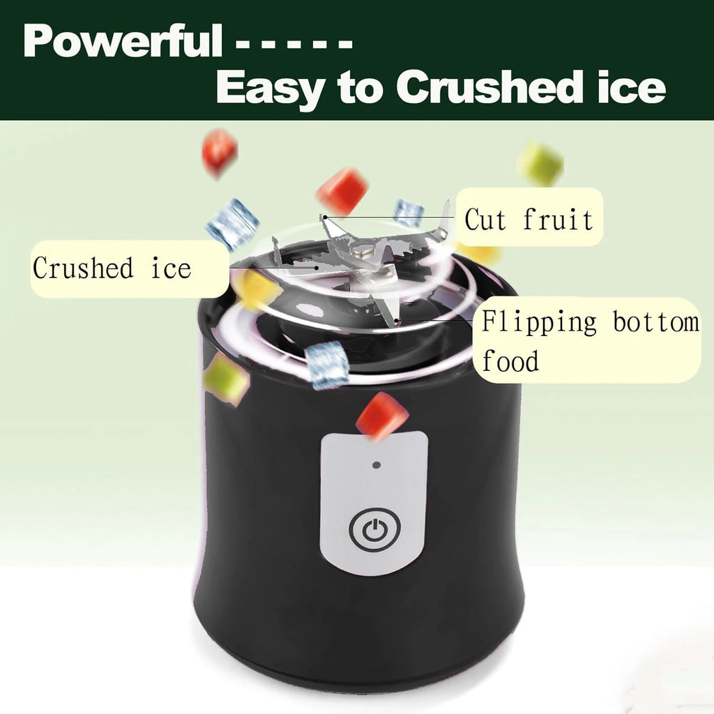 Compact and Convenient White Portable Mini USB Blender with Ultra Si