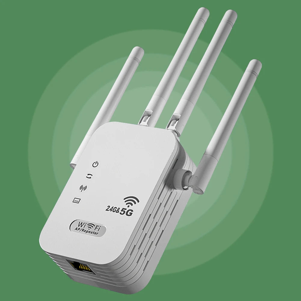 Dual – Band 2.4G 5G WiFi Repeater Signal Booster WiFi Extender 802.1
