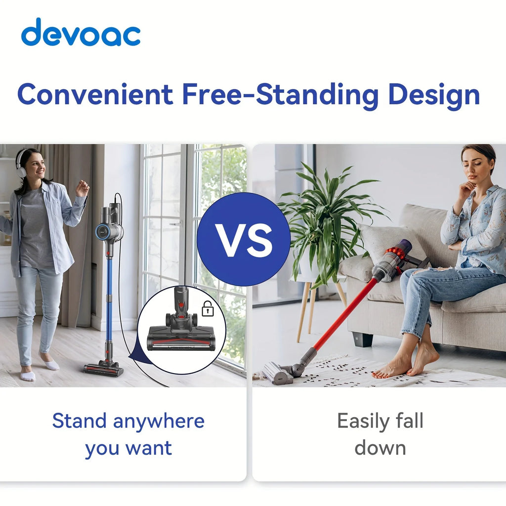 INSE I8 Corded Vacuum Cleaner 600W 23KPa Stick Vacuum Free – Stand 6
