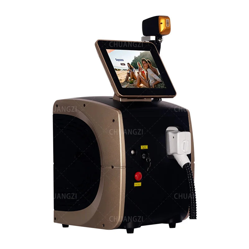 Professional Diode Ice Titanium Laser Hair Removal Machine Portable
