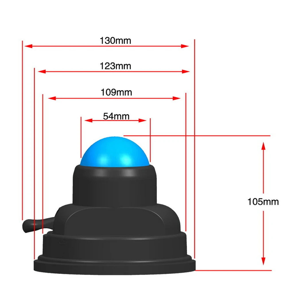 New Design Massage Ball Deep Tissue Roller Suction Cup Self Back Mas
