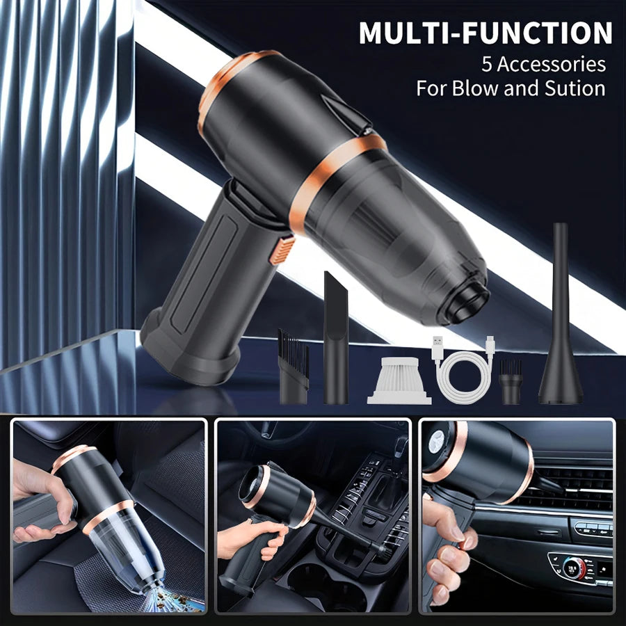 Strong Suction Brushless Vacuum Cleaner Handheld Car Vacuum 4 – in