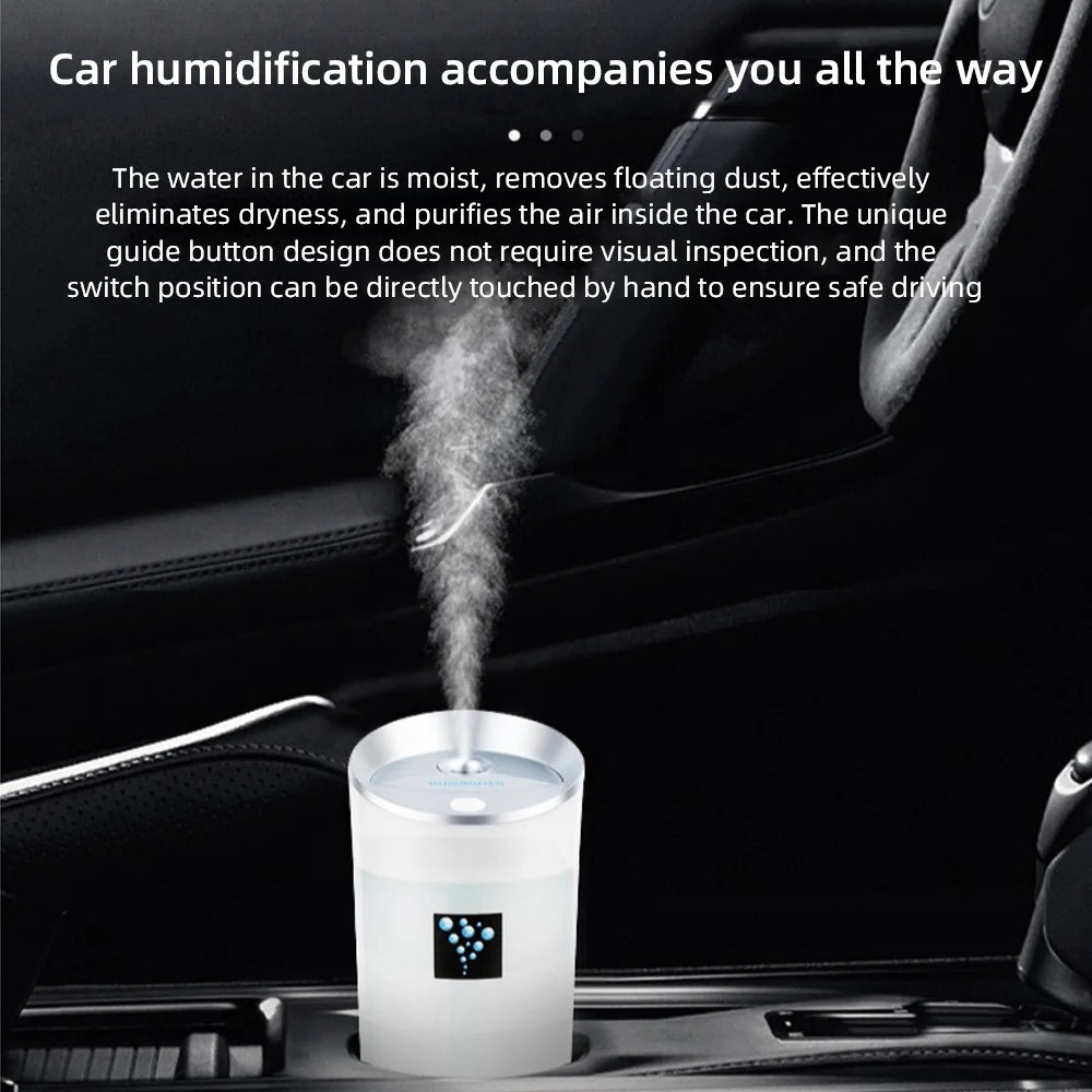 300ml USB Aromatherapy Humidifier 2 Colors Mini Cup Body Diffuser wi